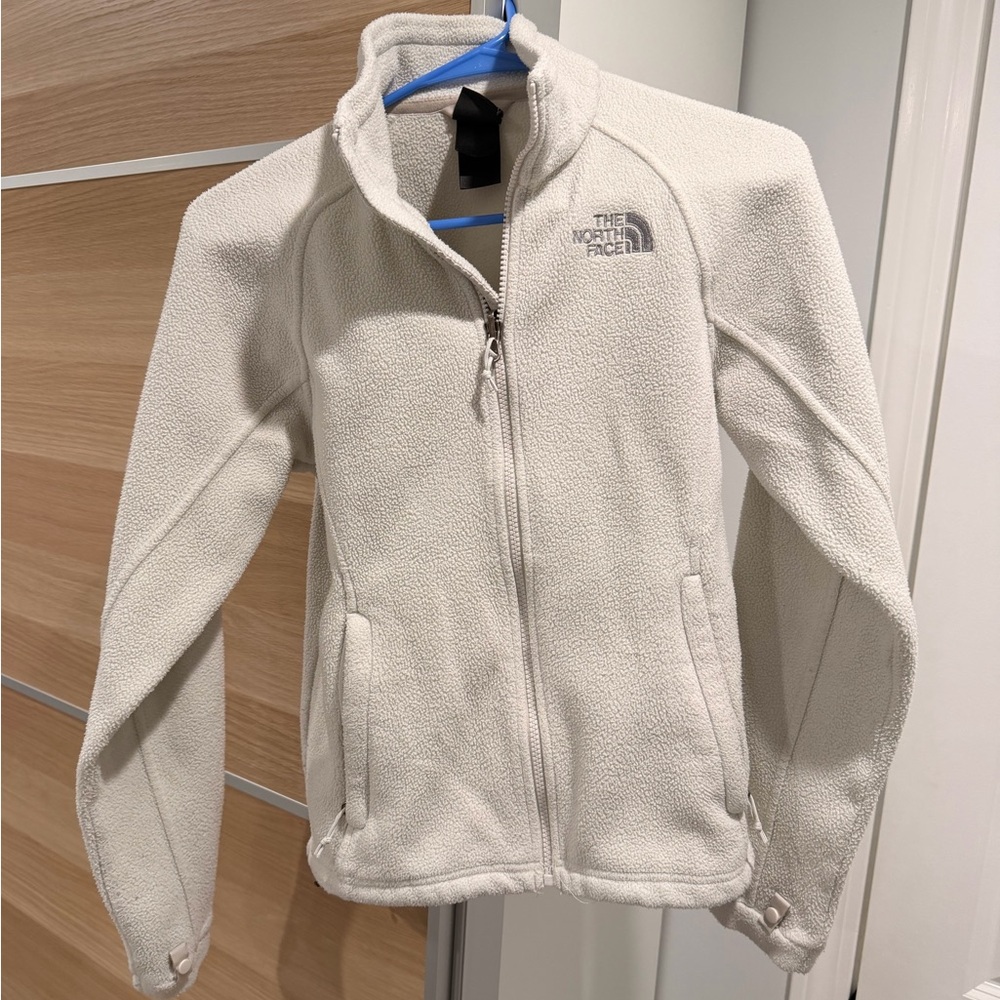 The North Face Kids Off-White Fleece Jacket